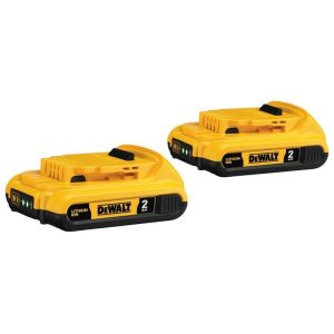 DEWALT 20V MAX Lithium-Ion 2. 0Ah Battery (2-Pack)