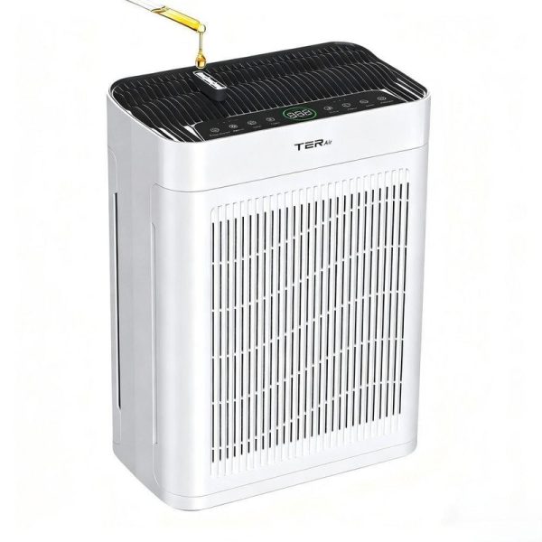 Unbranded Air Purifiers Large Room 3000 sq. ft. Washable Filters H13 HEPA White