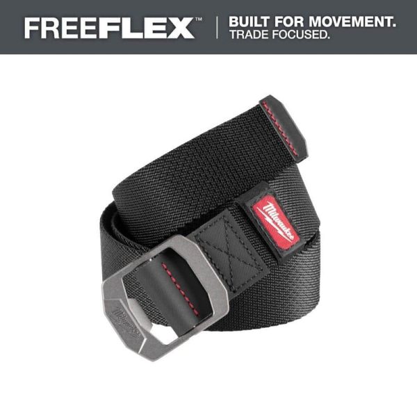 Milwaukee Large FREEFLEX Nylon Webbing 1.5" Belt