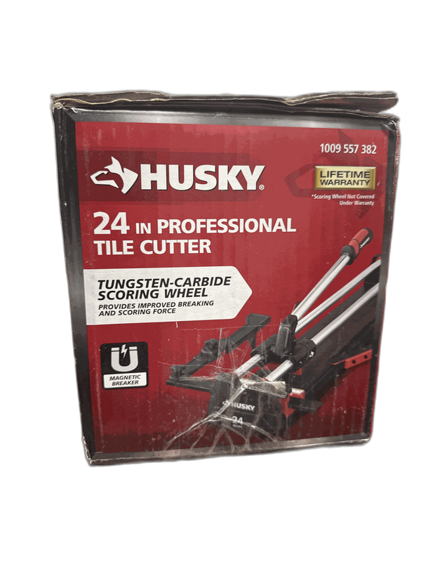 Husky 24 in. Tile Cutter with Tungsten Carbide Blade and Adjustable Gauge - Image 8