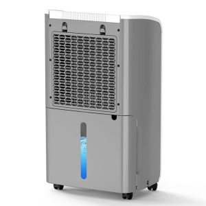 Edendirect 50 pt. Dehumidifier 4,500 sq. ft. White with Drain Hose, Timer, 35dB