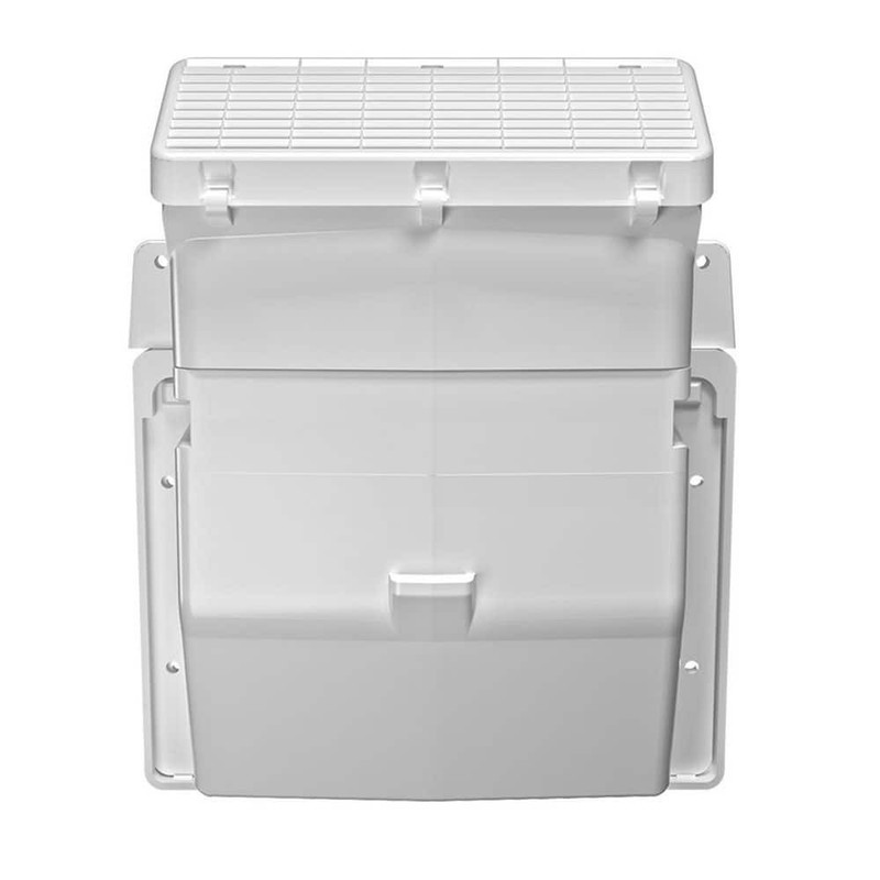 INOVATE Bathroom Exhaust Vent 4 in. White with Damper & Removable Grille - Image 3