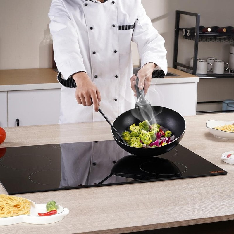SKYSHALO Electric Stove Top 23.2x20.5 in. 4 Burners 240V Glass Cooktop - Image 8