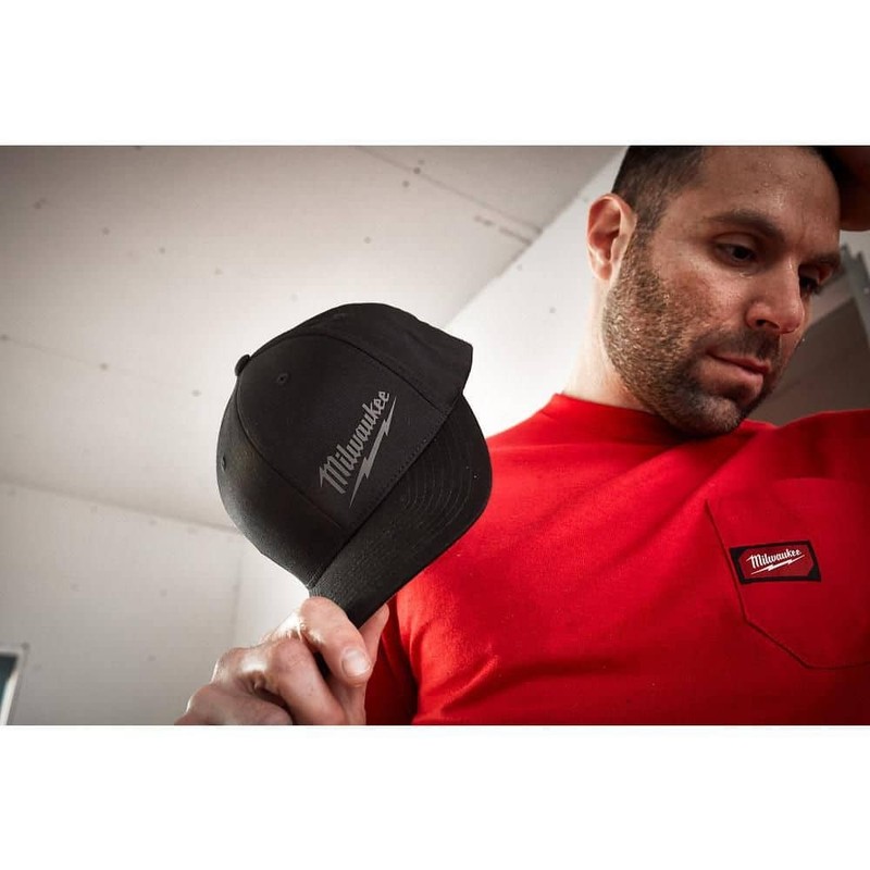 Milwaukee Small/Medium Black Fitted Hat - Image 3