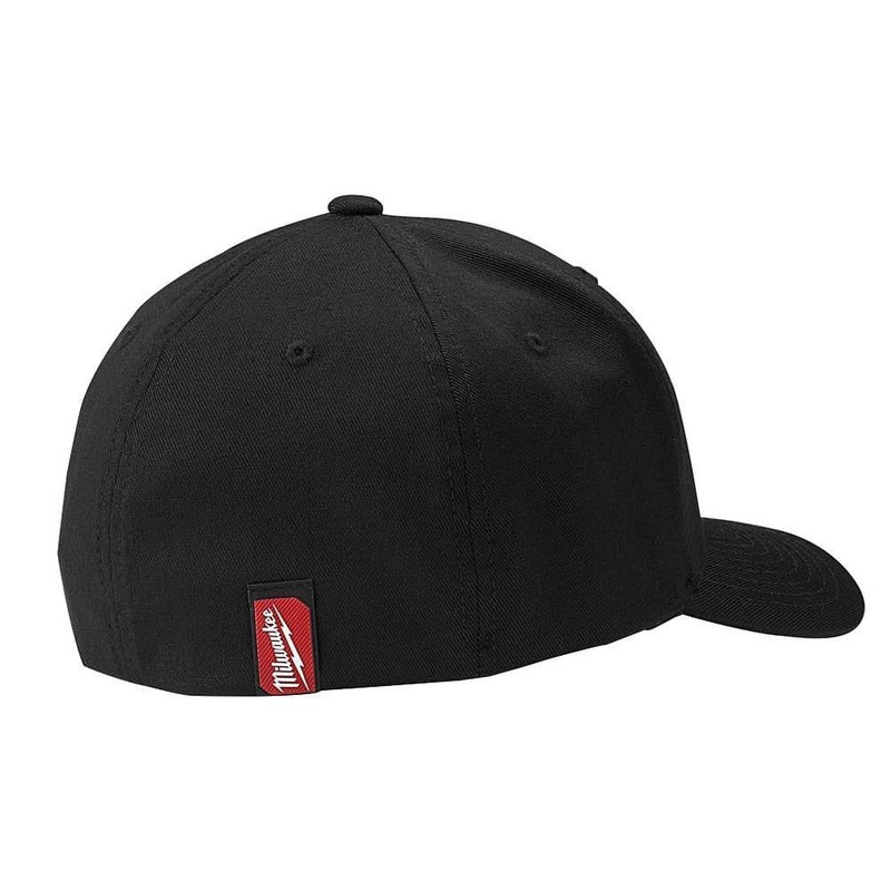 Milwaukee Small/Medium Black Fitted Hat - Image 4