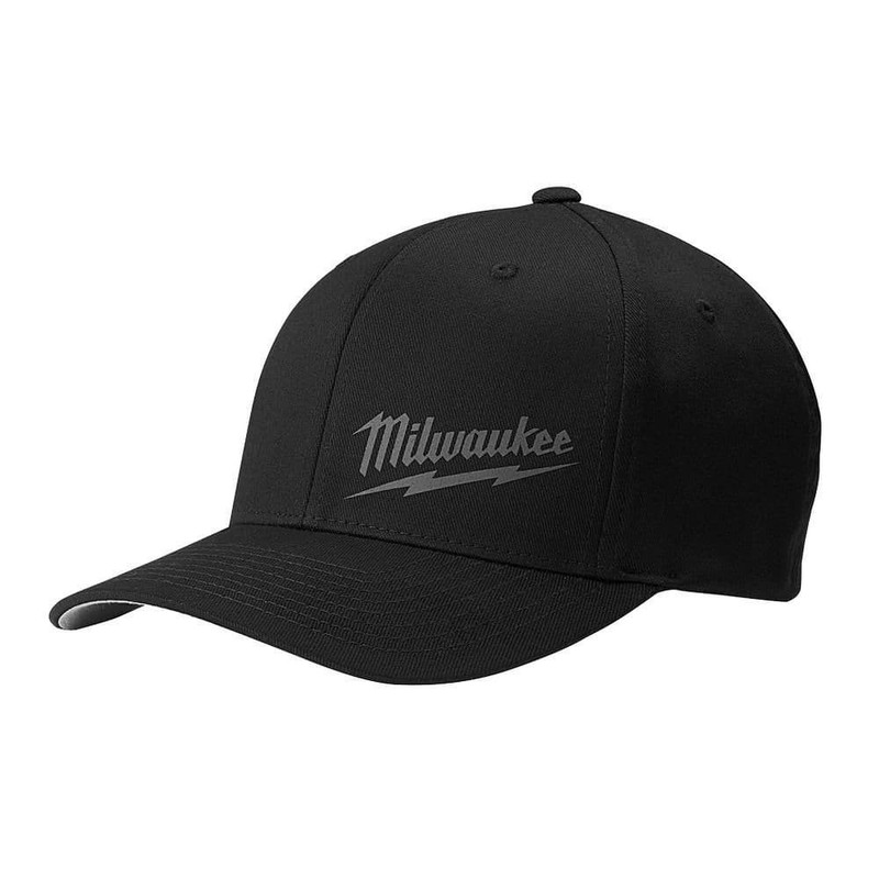 Milwaukee Small/Medium Black Fitted Hat - Image 5