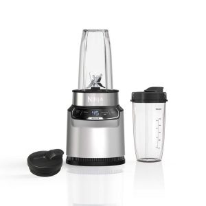 NINJA Nutri Blender Pro Silver 24 oz. 1100 Peak Watt 2 Speed Auto iQ