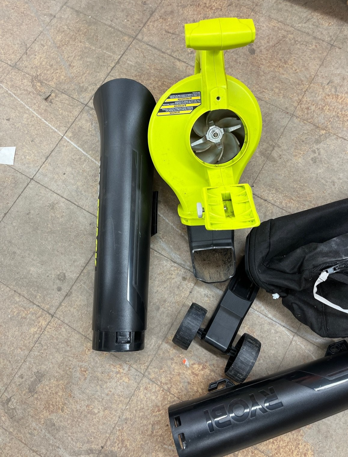 RYOBI 40V Vac Attack Cordless Battery Leaf Vacuum/Mulcher (Tool Only)