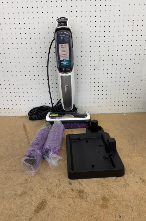 Shark Steam Mop 3-in-1 Corded for Hardwood, Tile, Stone,Laminate Black NO HANDEL