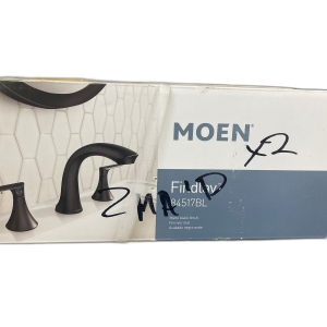 MOEN Findlay 8 in. Widespread 2-Handle Bathroom Faucet Matte Black