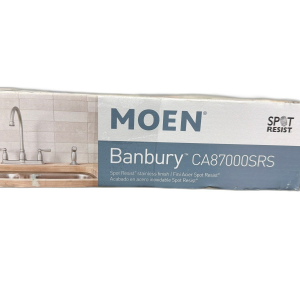 MOEN Banbury High-Arc Double Handle Kitchen Faucet Spot Resist Stainless