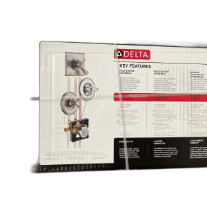 Delta Classic Single-Handle 5-Spray Tub Shower Faucet Chrome Valve Included