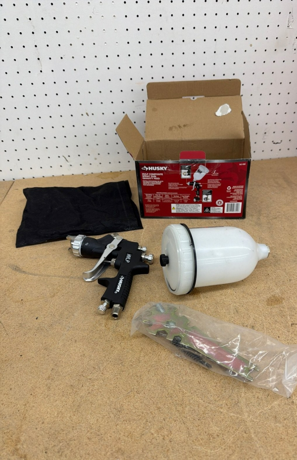 Husky Gravity Feed Composite HVLP Spray Gun NO GAUGE