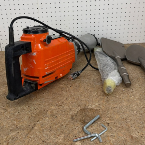 SKYSHALO Demolition Jack Hammer Concrete Breaker 25.6x4.7in 2200W 3 Chisel Bits