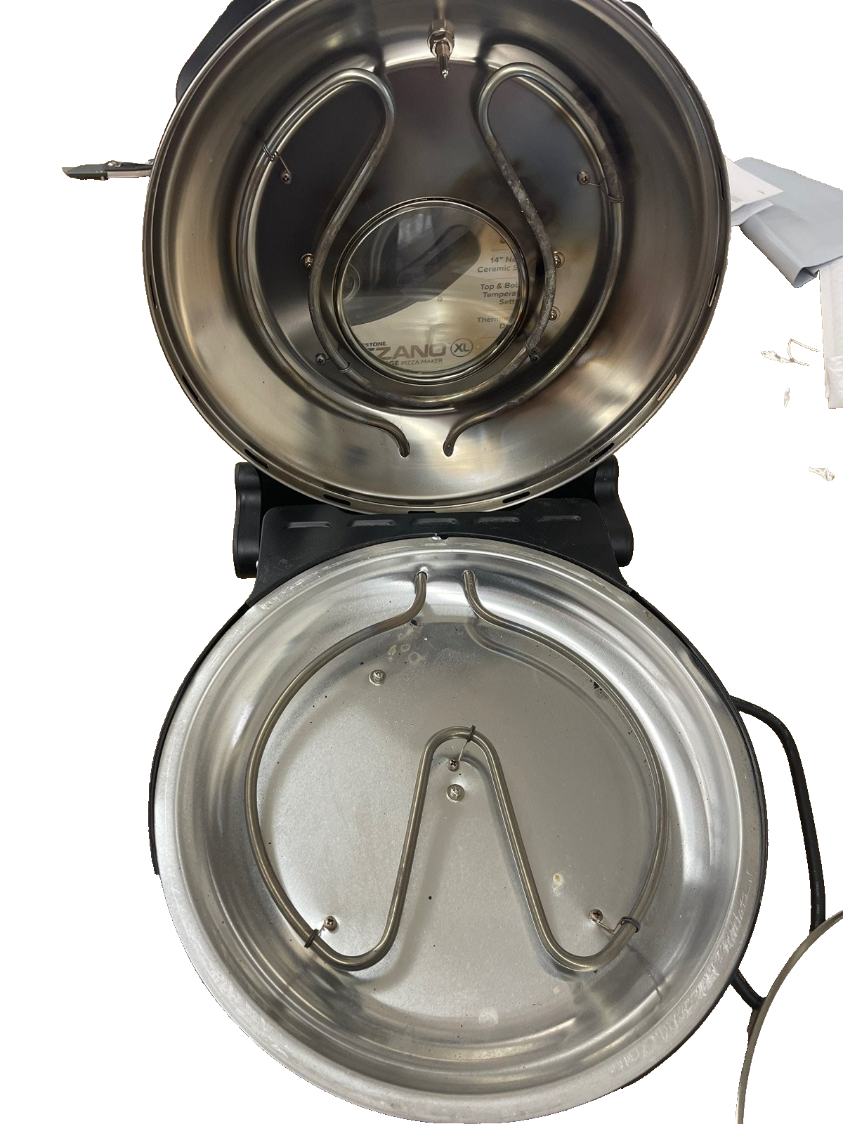 GRANITESTONE Piezano XL 14" Black Ceramic Stone Bake Electric Oven Pizza Maker - Image 3
